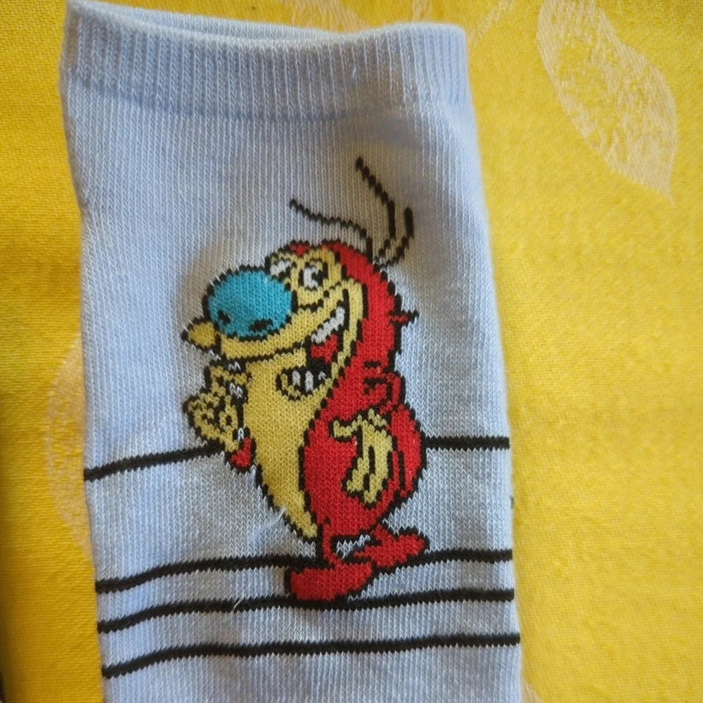 Nickelodeon SpongeBob 90's Characters‎ Socks Mens Size 6 - 12 NEW